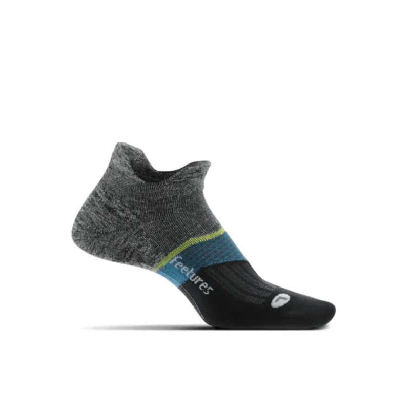 Feetures Elite Light Cushion No Show Tab in Brickyard Grey